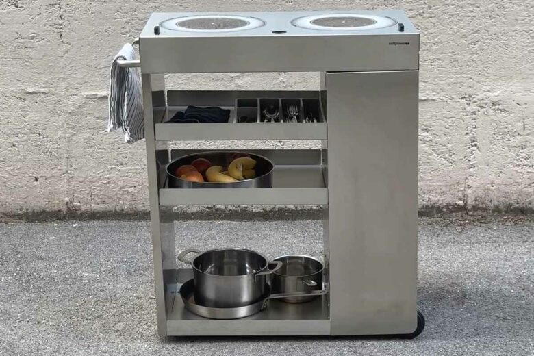 La cuisinière HydrogenCooker est présentée au concours James Dyson Award.