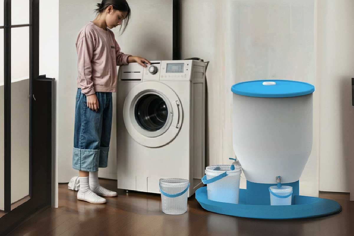 AquaReSmart, une invention qui simplifie la réutilisation des eaux grises etréduit la consommation d'eau potable.