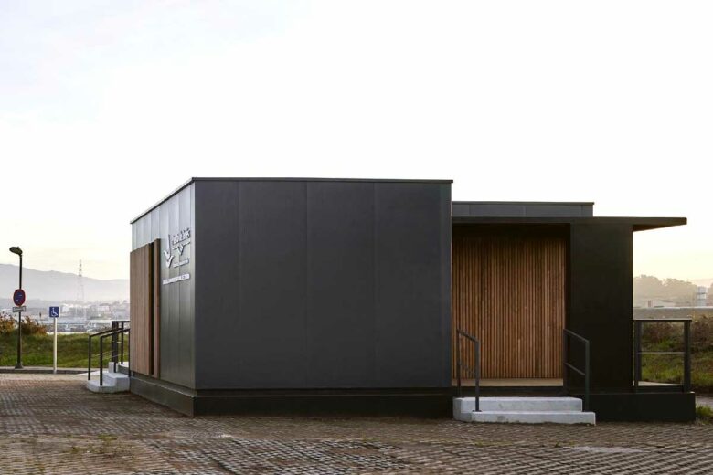 Une maison conçue et fabriquée comme une voiture.