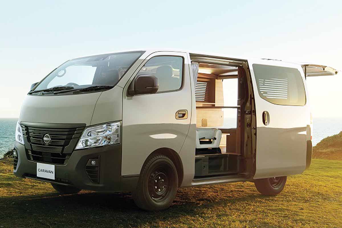 Nissan dévoile son dernier modèle de camping car, le Caravan MyRoom.