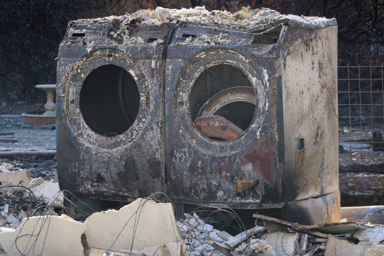 Le seche linge serait l'électroménager le plus susceptible de provoquer un incendie selon ce pompier.