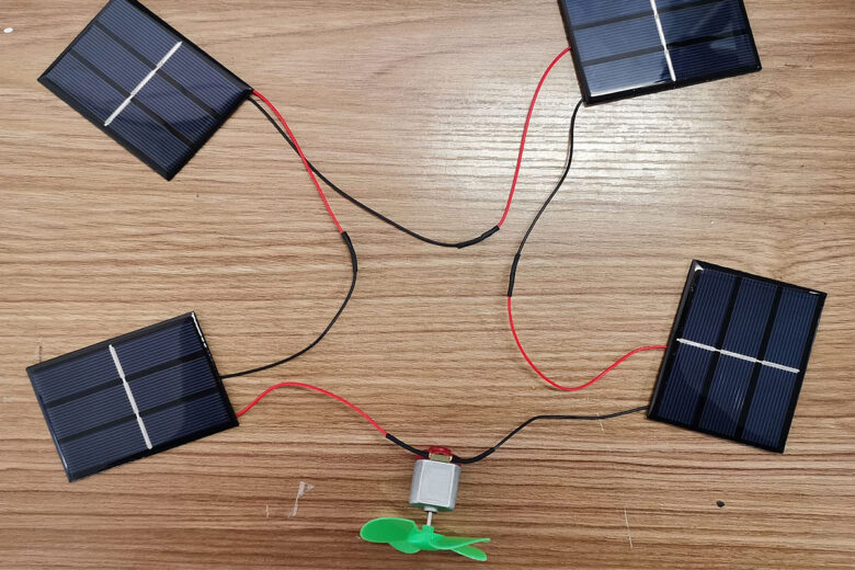 En assemblant ces mini cellules solaires, vous pouvez réaliser un panneau solaire maison.