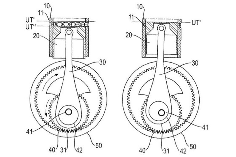 Une des figures du brevet déposé par Porsche.