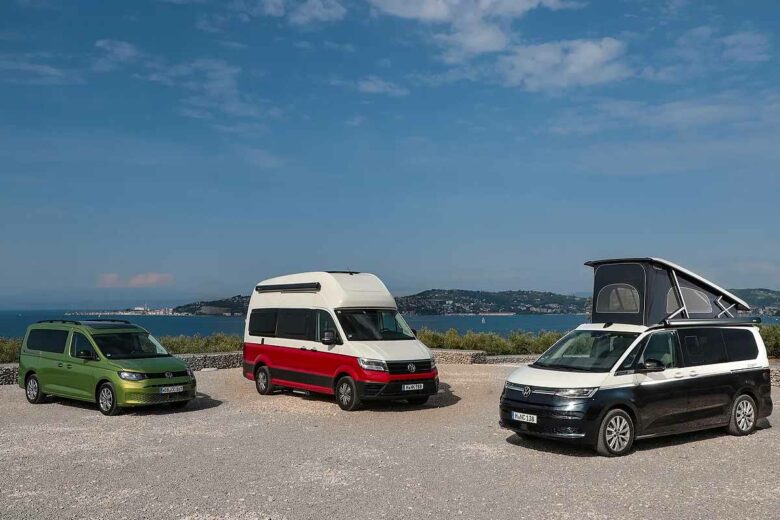 La nouvelle gamme de véhicules California de Volkswagen.