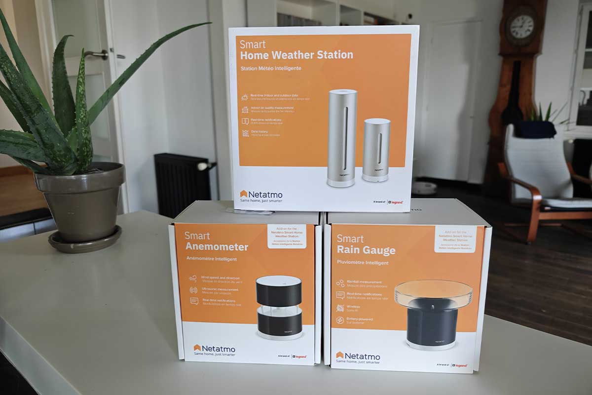 Le pack météo Netatmo.