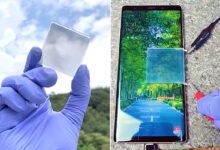 Des chercheurs ont réussi à recharger un téléphone avec cette cellule photovoltaïque transparente.