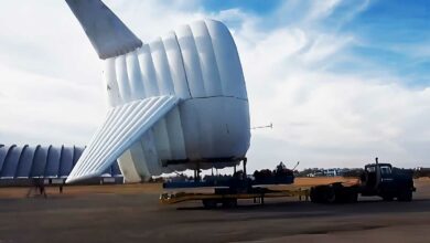 Une éolienne à la forme d'un dirigeable pour capter les vents d'altitude.