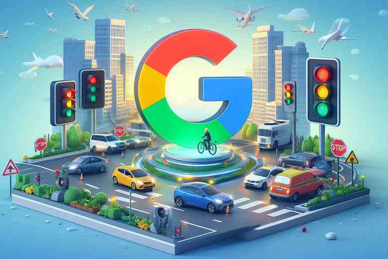 Google a lancé un programme de recherche pour améliorer le trafic routier grâce à l'IA.