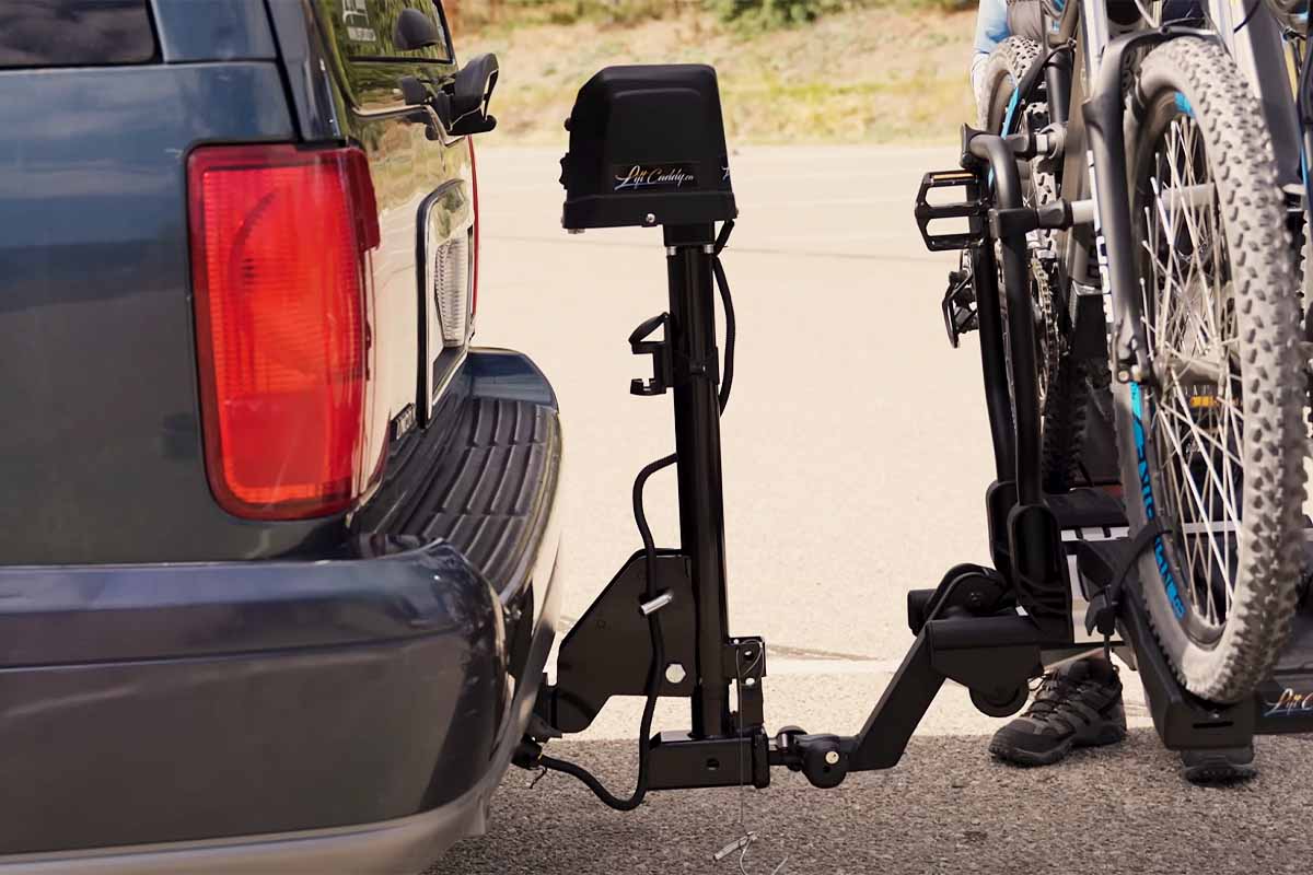 Transporter son vélo facilement avec le Lift Caddy.