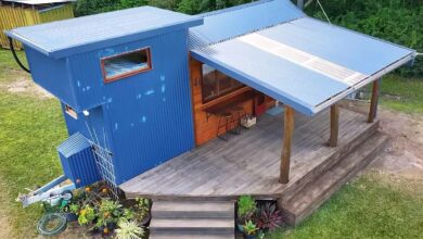 Une tiny house autonome, le rêve de cet australien devenu réalité.