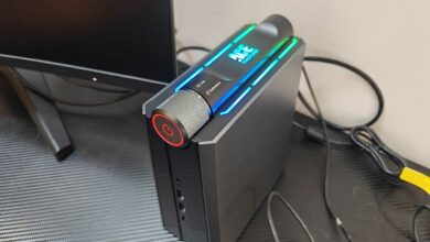 Le mini PC ACEMAGICIAN Mini PC AMD Ryzen 9 6900HX.