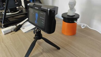 Un scanner 3D autonome pour les petits et les grands objets.