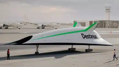 Le Destinus S est un projet d'avion supersonique à hydrogène.