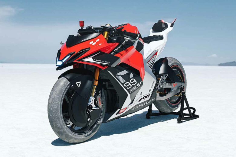 Une superbike électrique capable d'atteindre 265 km/h.