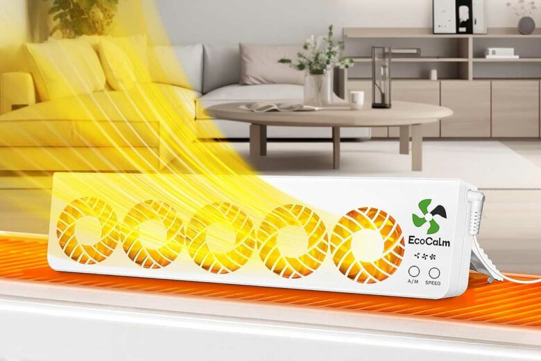 Un ventilateur pour diffuser la chaleur du radiateur.