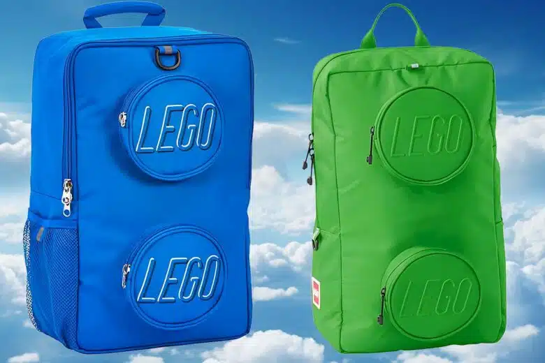 Des sacs à dos Lego pour transporter vos affaires avec un petit côté fun.