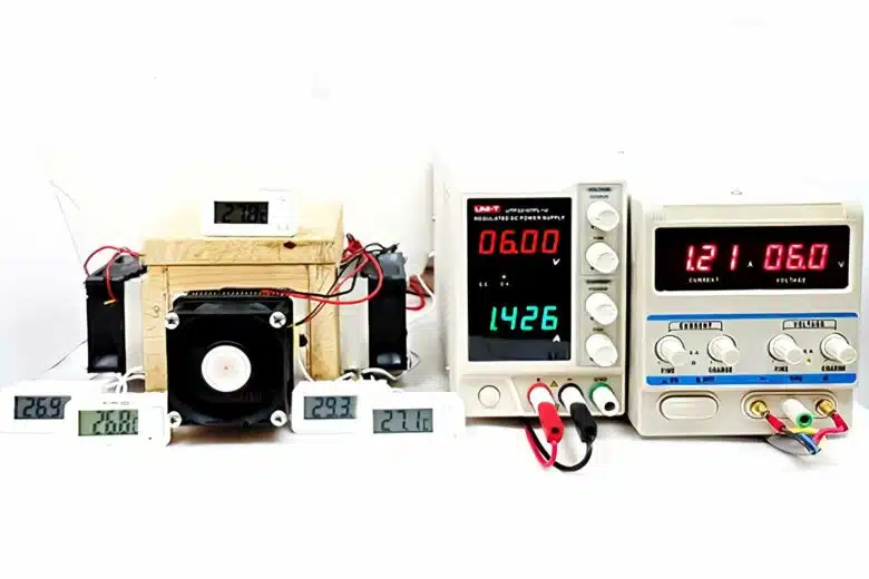 Dispositif de réfrigération thermoélectrique.