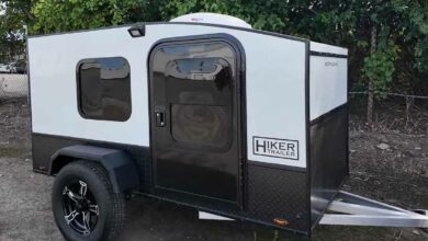 Une mini caravane minimaliste à un tarif défiant toute concurrence est proposée par Hiker Trailers aux USA.