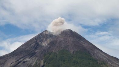 Les scientifiques souhaiteraient exploiter l'énergie géothermique des volcans, ici le mont Merapi en Indonésie.