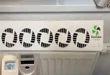 Un ventilateur de radiateur.