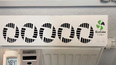 Un ventilateur de radiateur.