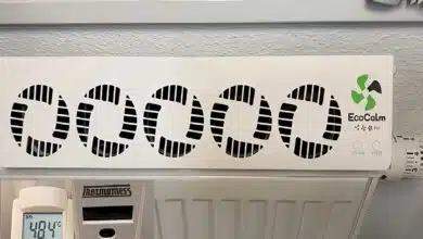 Un ventilateur de radiateur.