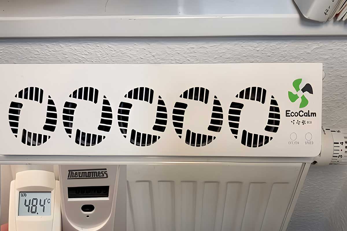 Un ventilateur de radiateur.