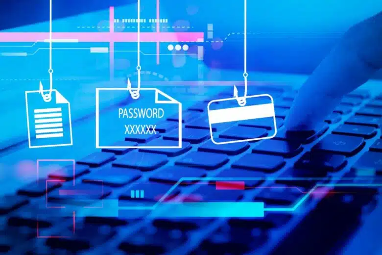 Les tentatives d'hameçonnage sur internet.