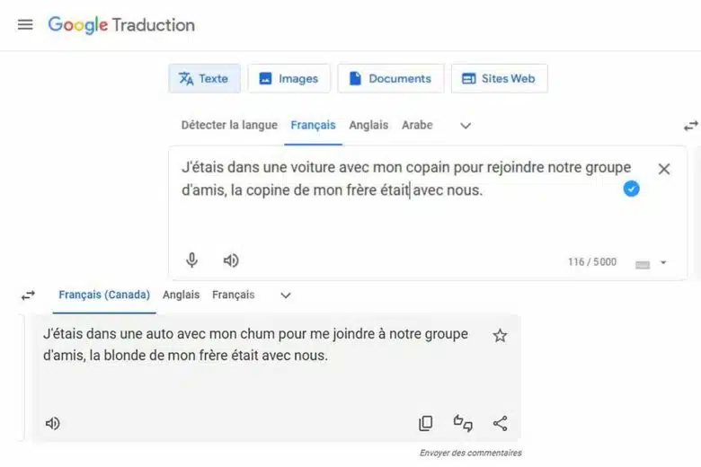 Le français canadien fait son apparition sur Google Traduction.