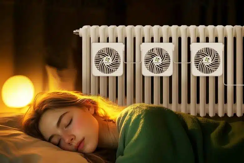 Les ventilateurs de radiateur diffusent la chaleur.