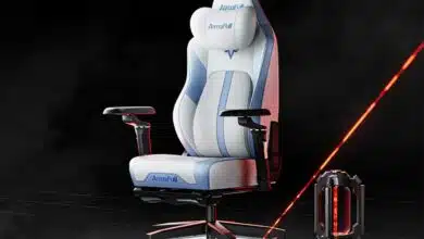 La chaise gaming AutoFull M6 Ultra :en version blanche.