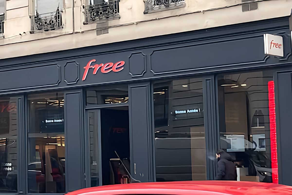 La boutique Free rue de la barre à Lyon 69002.