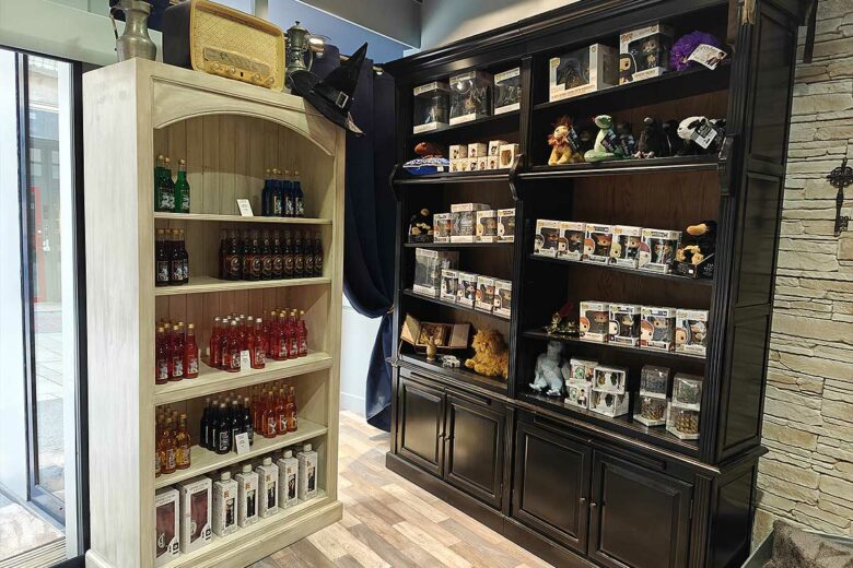 Produits dérivés Harry Potter.