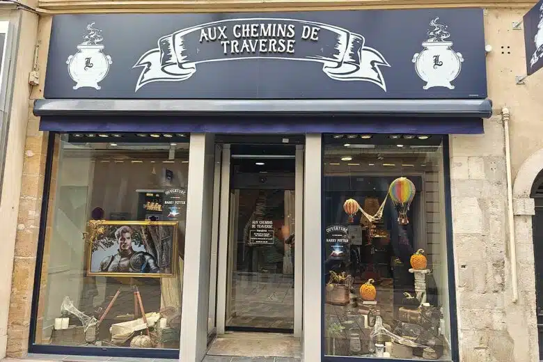 La façade de la boutique de Macon.