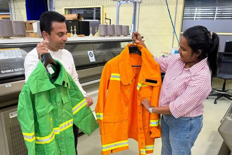 Des vêtements contre l'incendie.