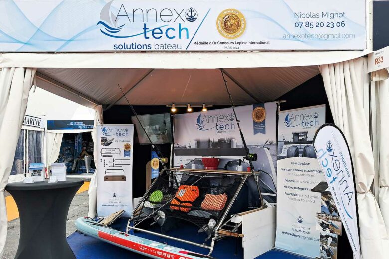 Un stand pour présenter Annexo tech.