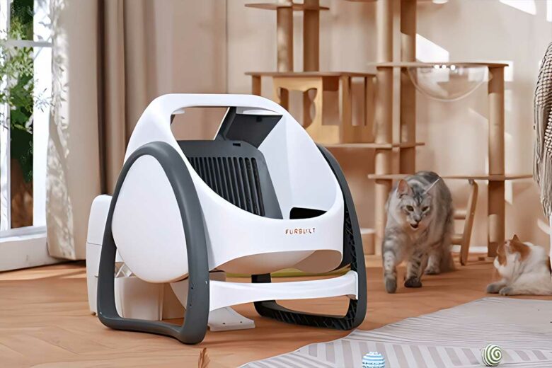 Une litière intelligente pour vos chats.