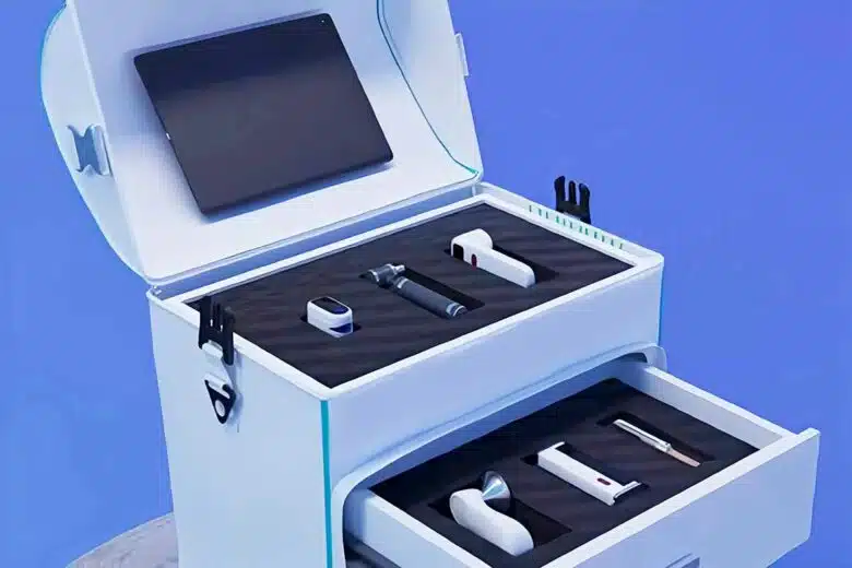 La télémédecine a un nouvel outil avec cette valise qui dispose de tout l'équipement nécessaire.