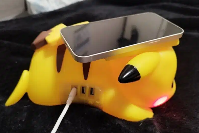 Quand Pikachu se transforme en chargeur de smartphone à induction avec Teknofun