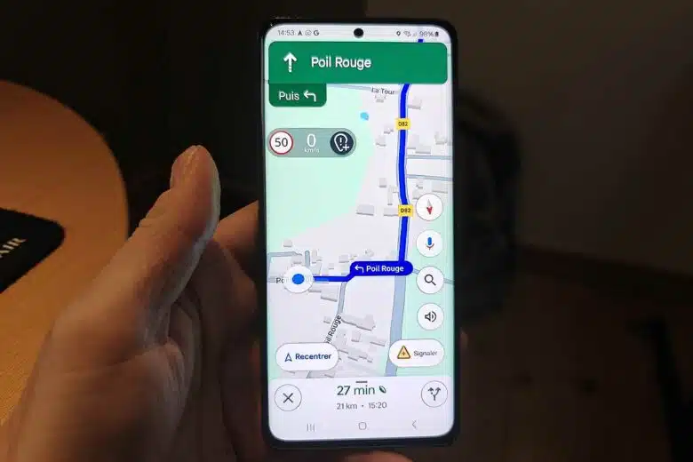 Une application qui complète Google Maps.