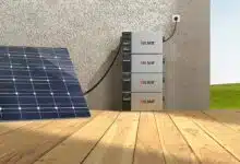 Système de stockage d'énergie pour balcon.