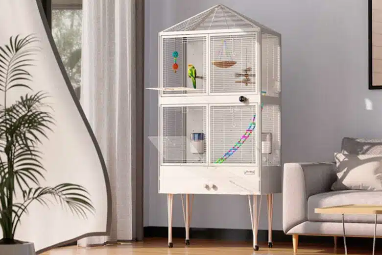 Une cage intelligente pour vos oiseaux.