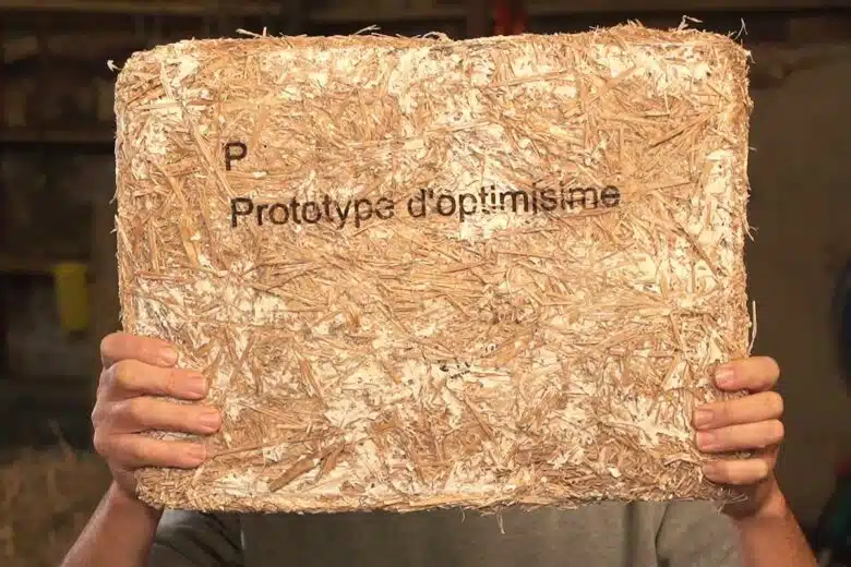 Un prototype de plaque isolante.