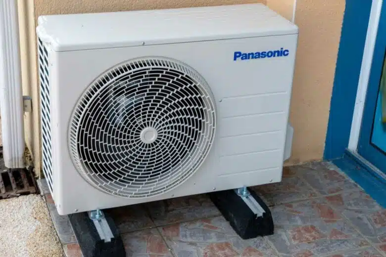 Une pompe à chaleur Panasonic.