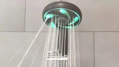 Un pommeau de douche pour réaliser des économies d'eau.