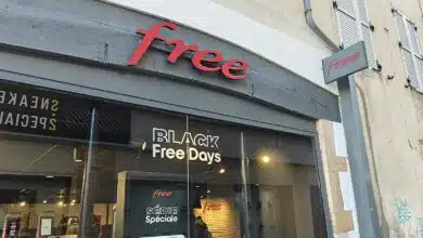 Façade d'une boutique Free.