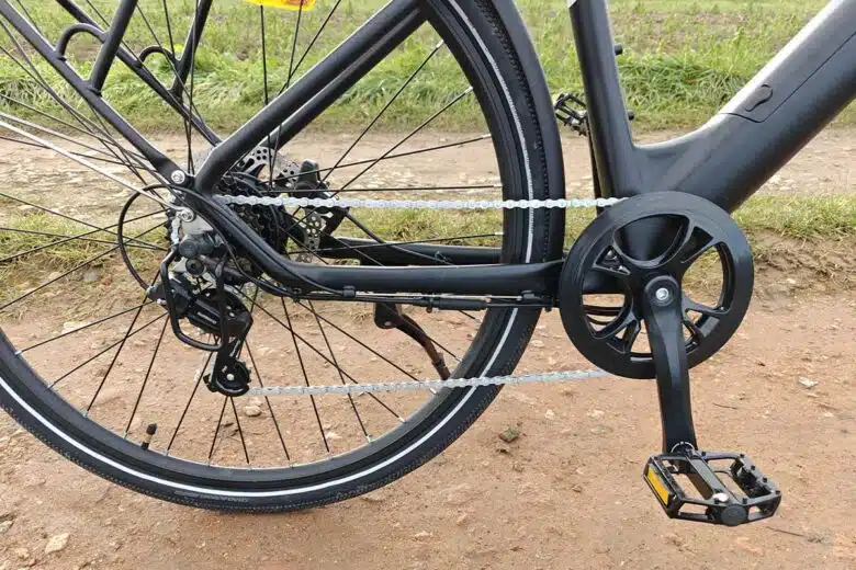 Une transmission Shimano à 7 vitesses