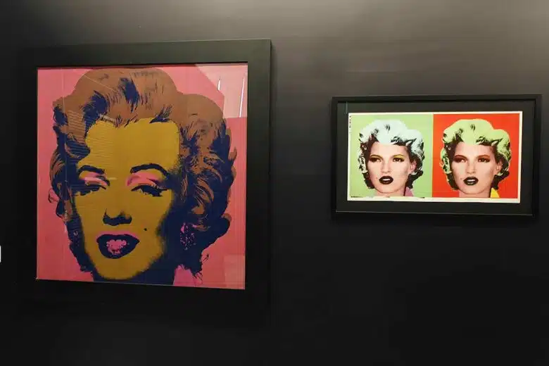 Des œuvres iconiques de l'artiste Andy Warhol.