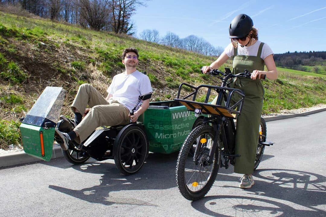 Des solutions de transport équipées de pédaliers sans chaine PERS.