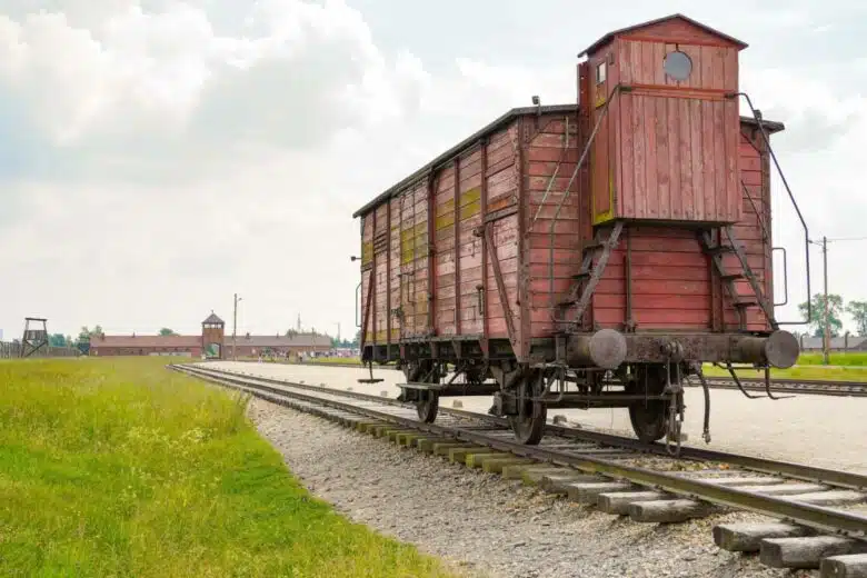 Un wagon qui a servi pour la déportation des prisonniers vers les camps de concentration.